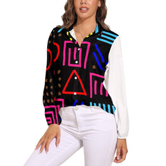 Vintage Casual Long Sleeve Shirt Top