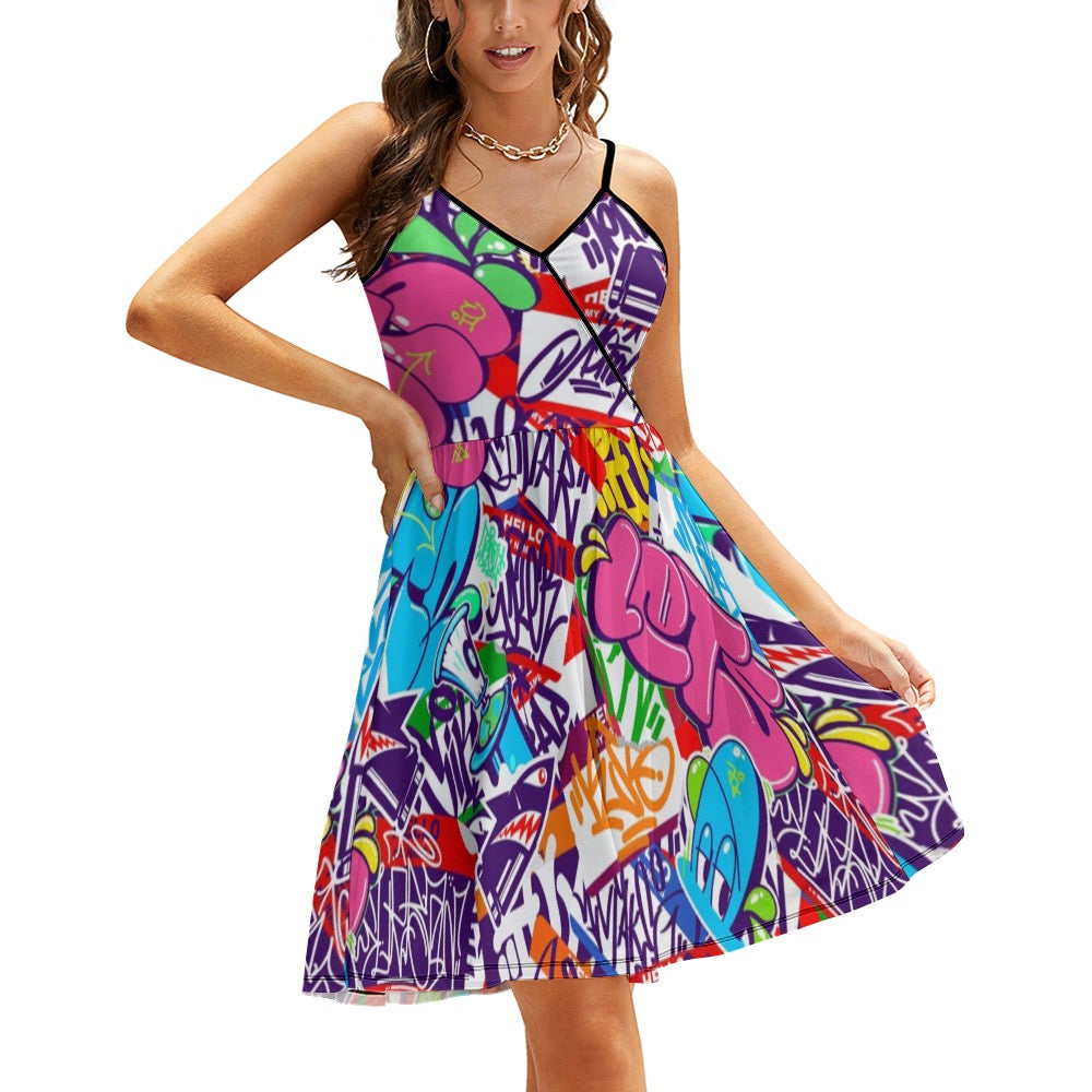 Women's Elegant Suspender Dress