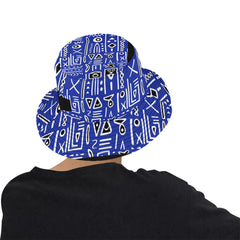 AfroCentrc Pattern  Black culture Black History Harlem Renaissance Unisex Summer Bucket Hat Harlem Print Magic)