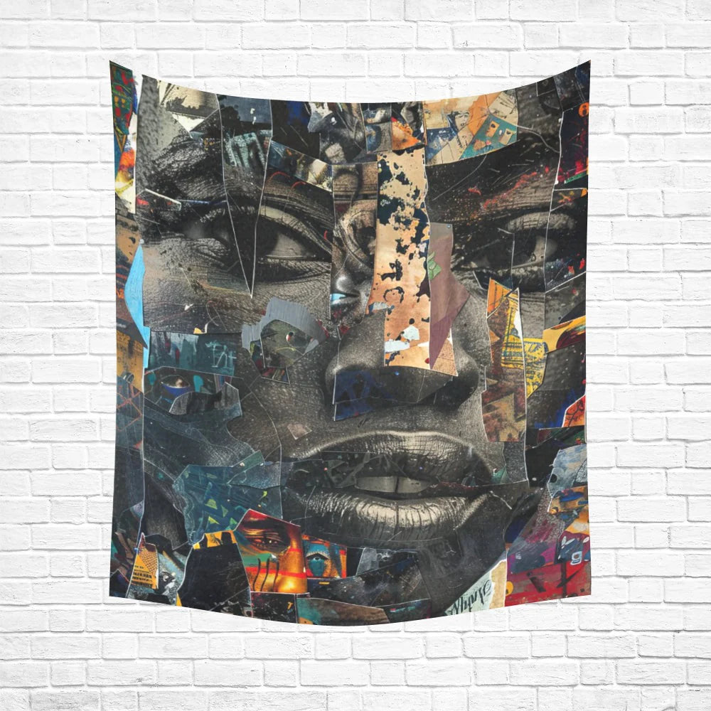 White Wall Tapestry - 51"x 60"