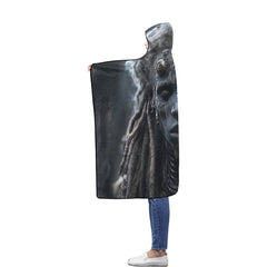 Flannel Hooded Blanket 56''x80''