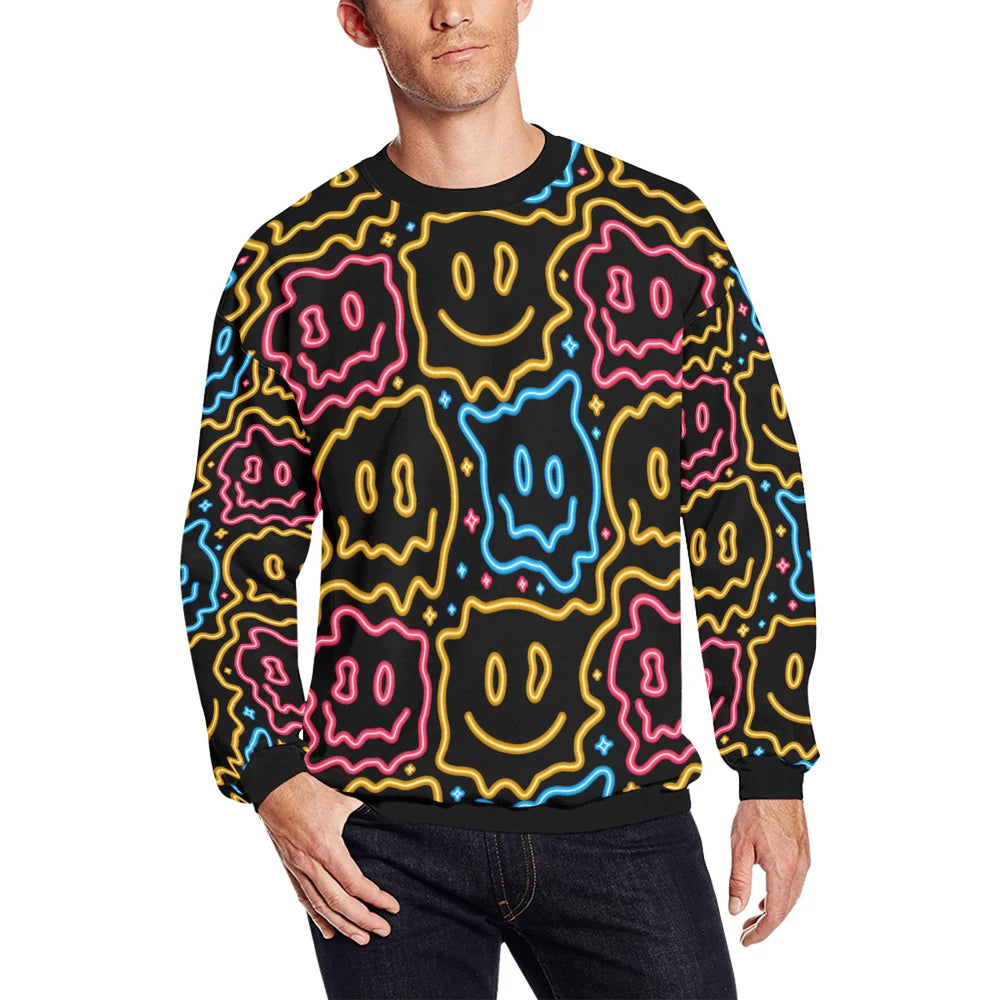 Men’s Afrocentric Harlem Renaissance All-Over Print Sweatshirt