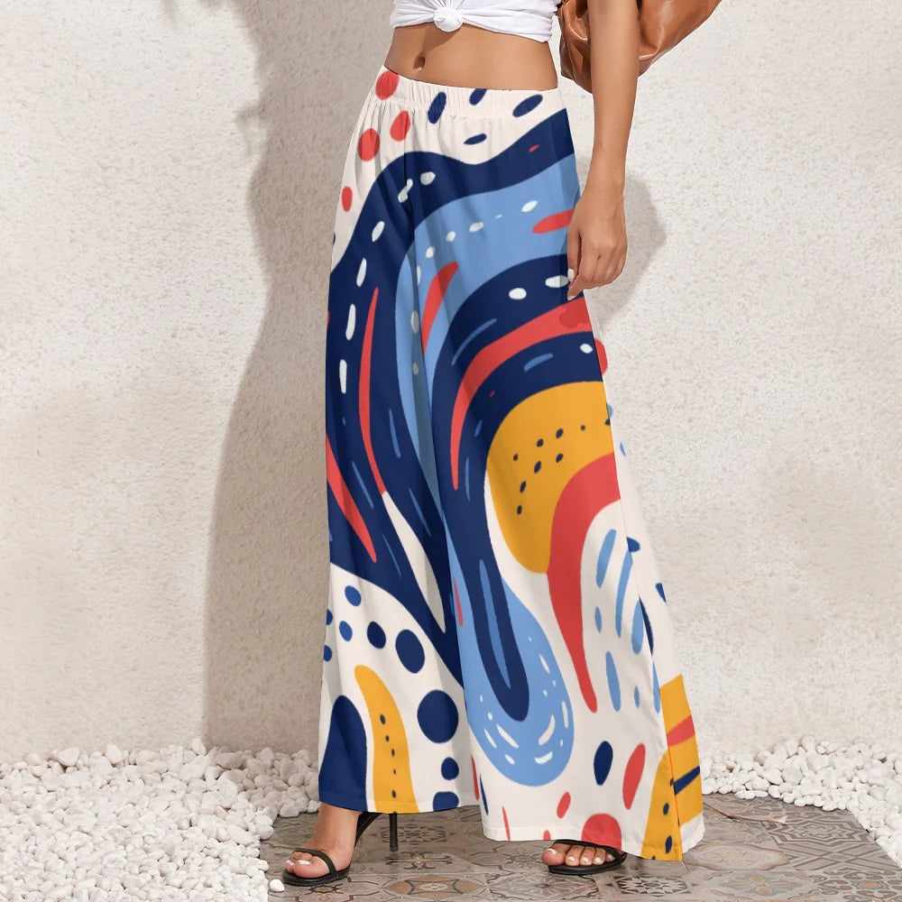 Pantalon large personnalisé pour femme