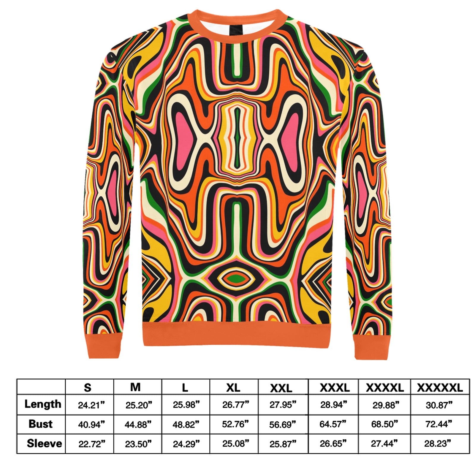 Men's All Over Print Sweatshirt (Model H18)