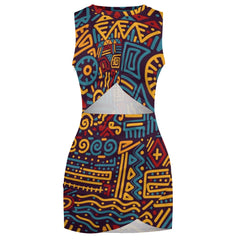 Navel-Baring Cross-Fit Hip Skirt