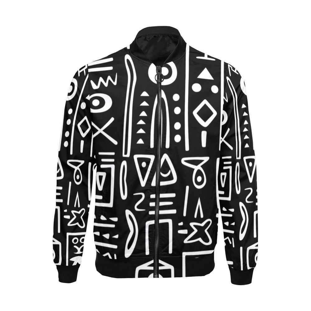Men's All Over Print Casual Jacket (Model H19)