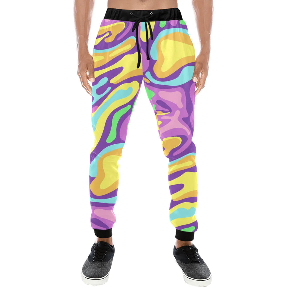 Men's All-Over Jogger Sweatpants (Model L11)