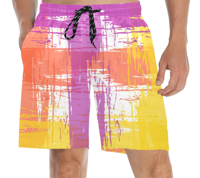 Men's Mid-Length Beach Shorts (L51)
