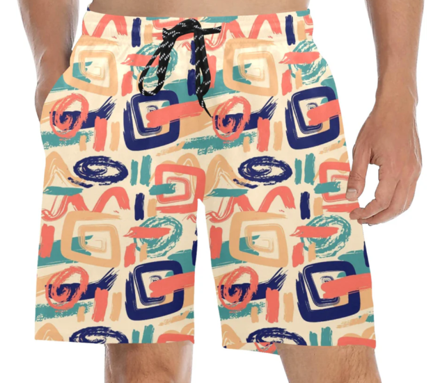 Men's Mid-Length Beach Shorts (L51)