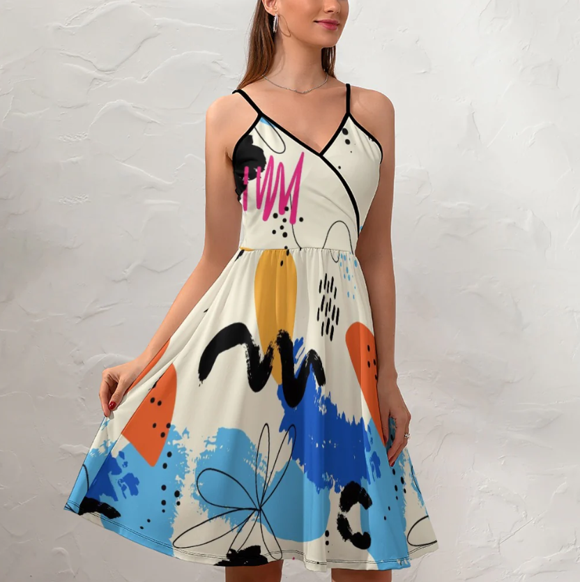 Women's Elegant Suspender Dress