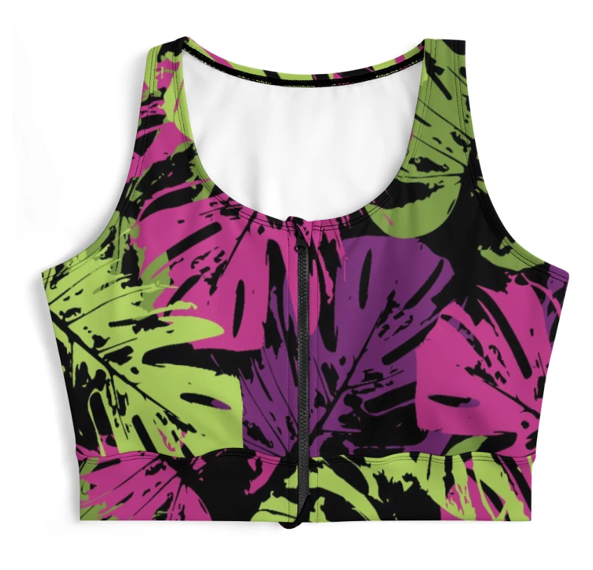 Yoga Zipper Vest New Tie-Dye