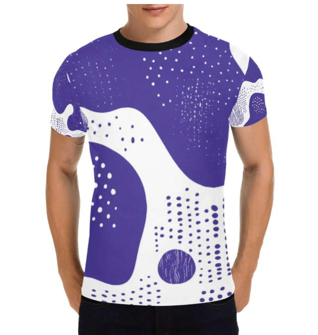 Men's All Over Print T-shirt (USA Size) (Model T40)