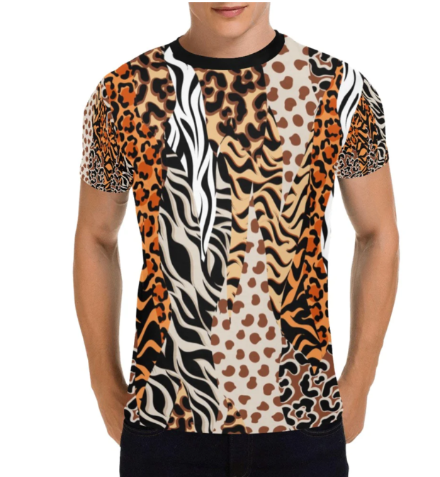 Men's All Over Print T-shirt (USA Size) (Model T40)