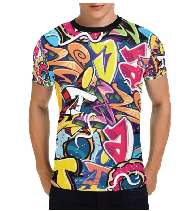 Men's All Over Print T-shirt (USA Size) (Model T40)