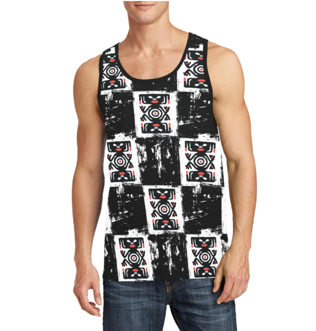 Men's All Over Print Tank Top (Model T57)