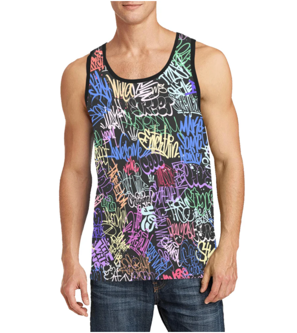Men's All Over Print Tank Top (Model T57)