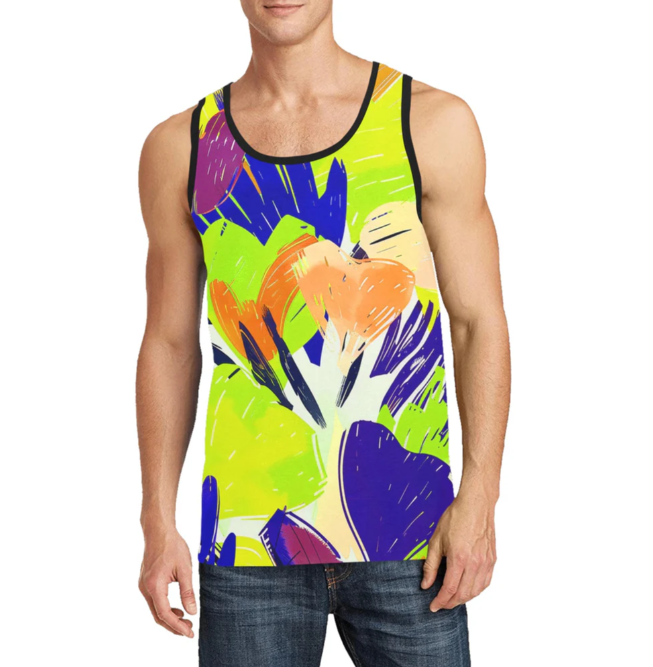 Men's All Over Print Tank Top (Model T57)