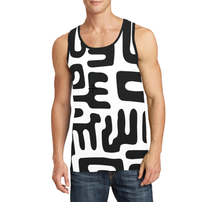 Men's All Over Print Tank Top (Model T57)