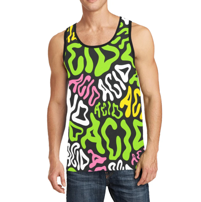 Men's All Over Print Tank Top (Model T57)
