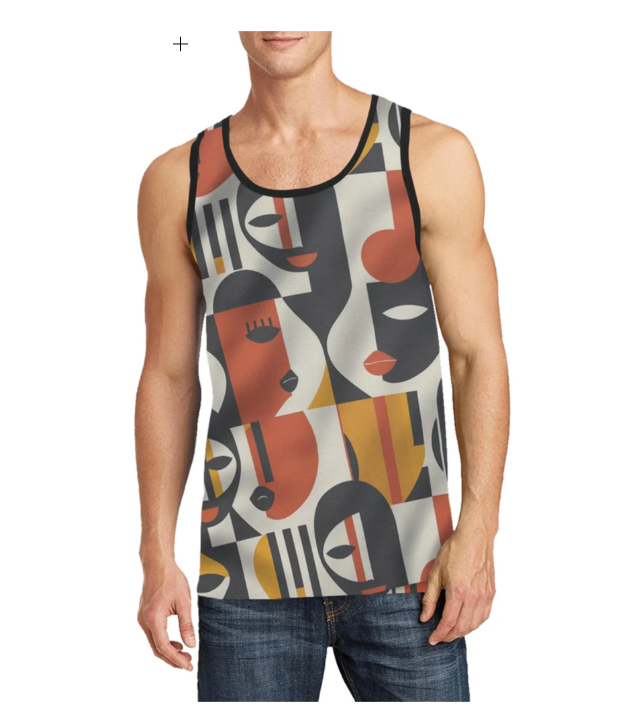 Men's All Over Print Tank Top (Model T57)