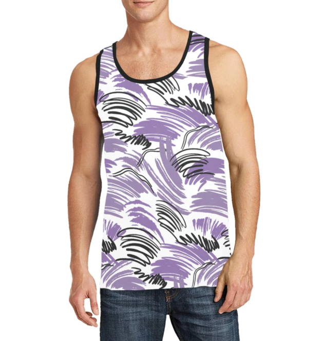 Men's All Over Print Tank Top (Model T57)