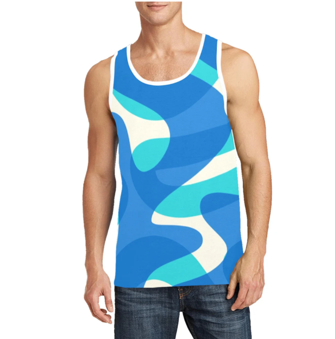 Men's All Over Print Tank Top (Model T57)