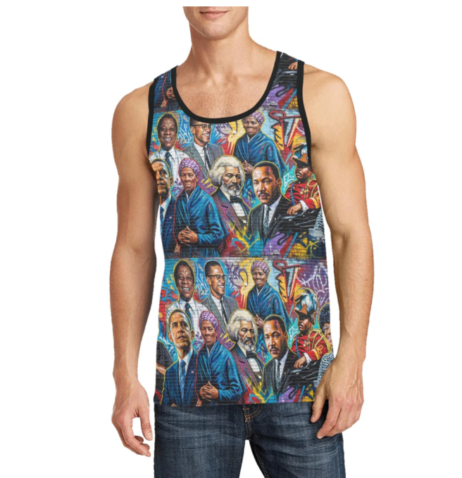 Men's All Over Print Tank Top (Model T57)