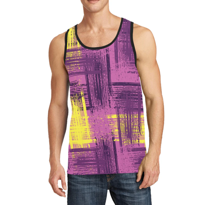 Men's All Over Print Tank Top (Model T57)