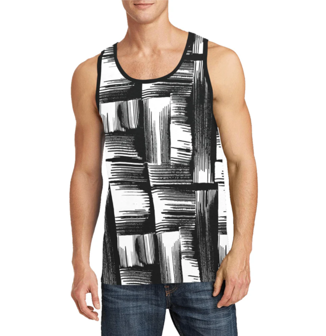 Men's All Over Print Tank Top (Model T57)