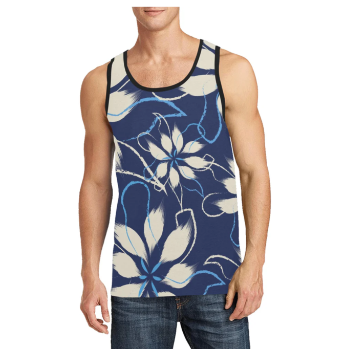 Men's All Over Print Tank Top (Model T57)