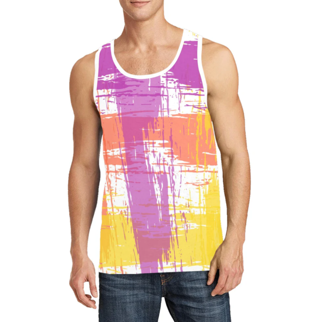 Men's All Over Print Tank Top (Model T57)