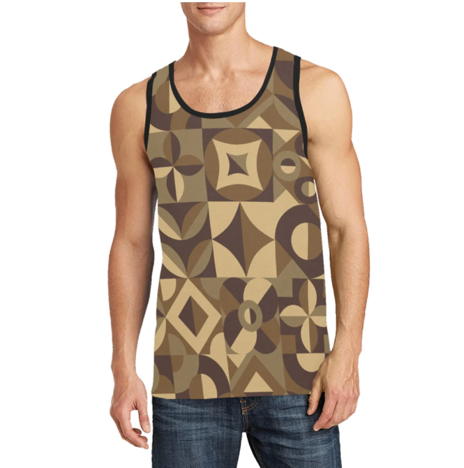 Men's All Over Print Tank Top (Model T57)