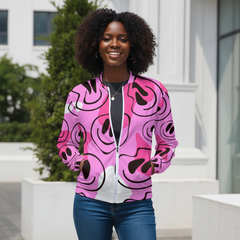 Women's Long Sleeve Zipper Jacket