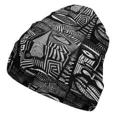 Bonnet unisexe entièrement imprimé en tricot