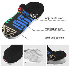 Custom Print Fleece Lined Adults Clogs