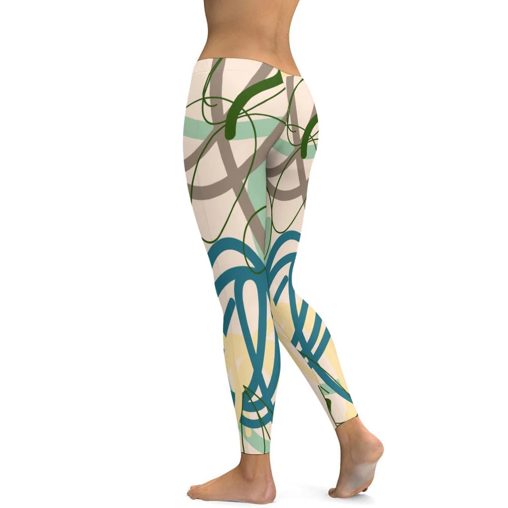 Women's Patterned Tight Yoga Pants
