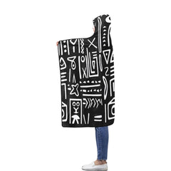 Flannel Hooded Blanket 56''x80''