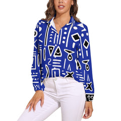 Vintage Casual Long Sleeve Shirt Top