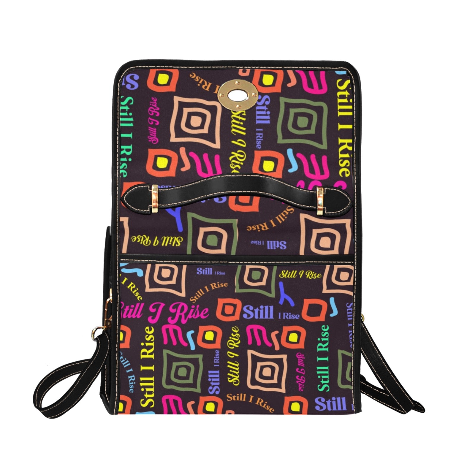 Lock bag (black shoulder strap, black edging)
