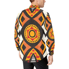 Men's All Over Print Long Sleeve Shirt(Without Pocket)(T61)