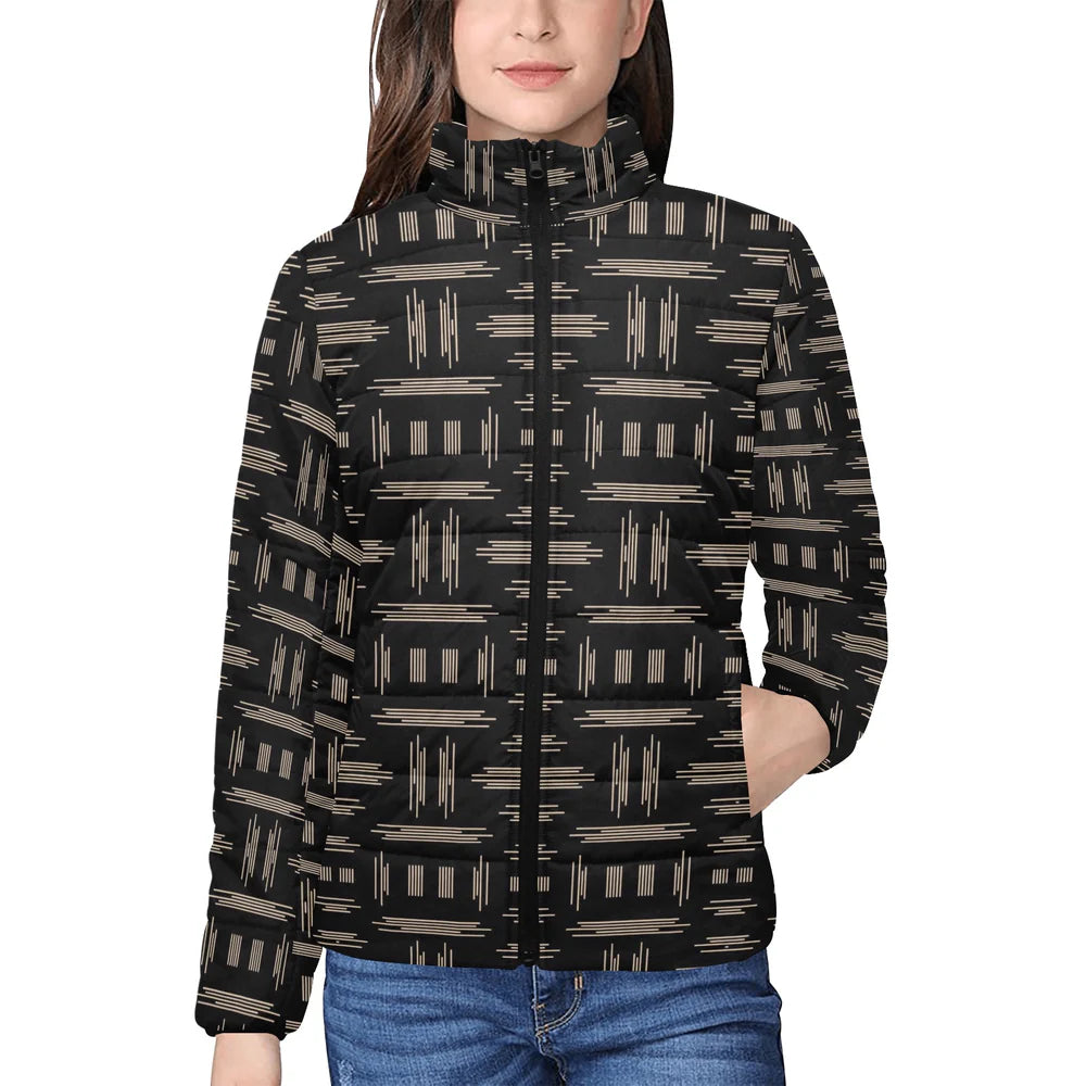 Women's Stand Collar Padded Jacket (H41)