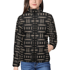 Women's Stand Collar Padded Jacket (H41)