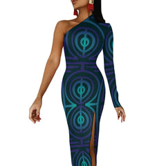 Women's Half Sleeve Slit Dress