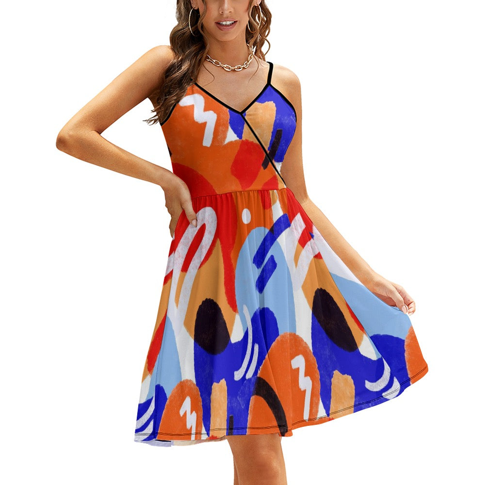 Women's Elegant Suspender Dress