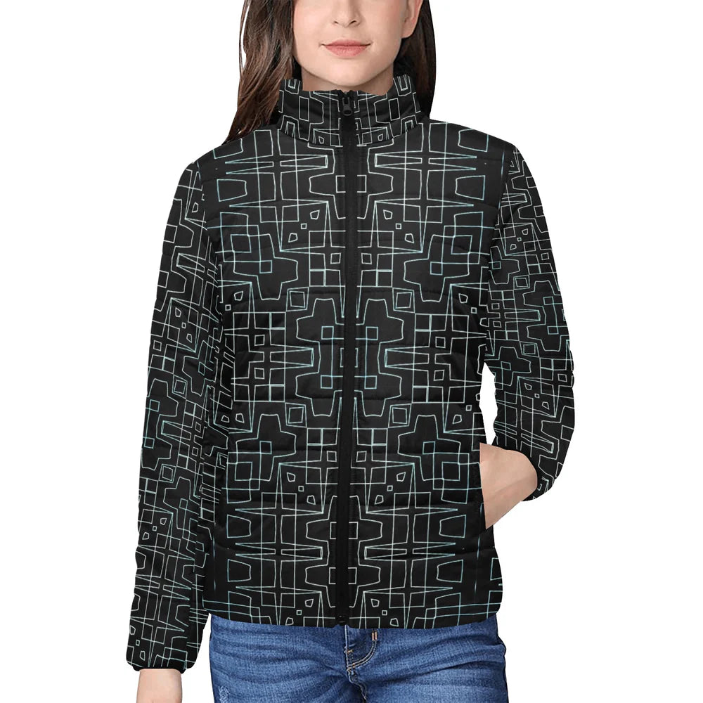 Women's Stand Collar Padded Jacket (H41)