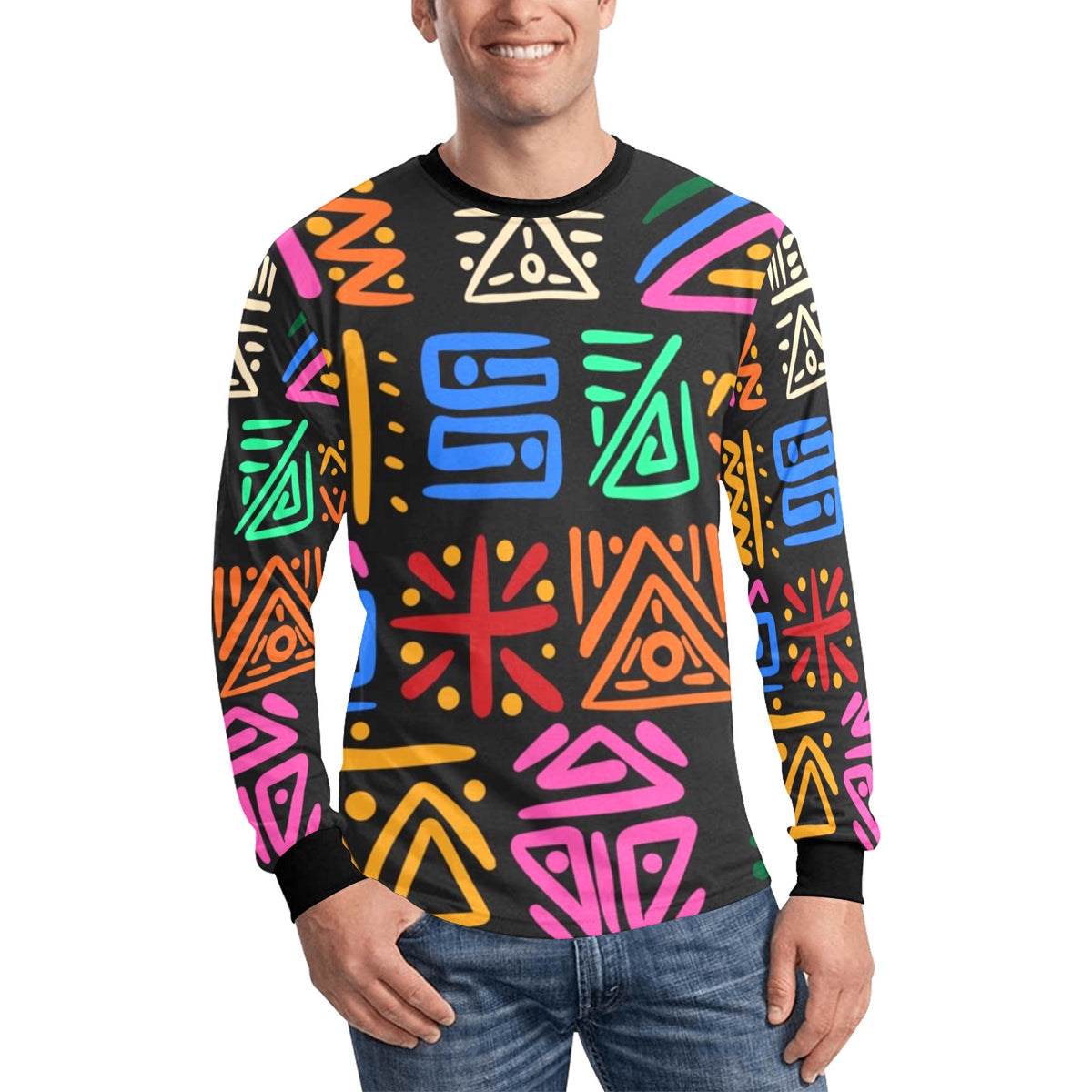 Men's Long Sleeve T-shirt(ModelT51)