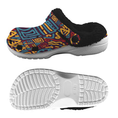 Custom Print Fleece Lined Adults Clogs