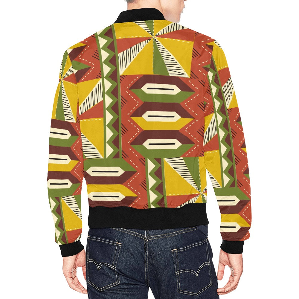 Men's All Over Print Casual Jacket (Model H19)