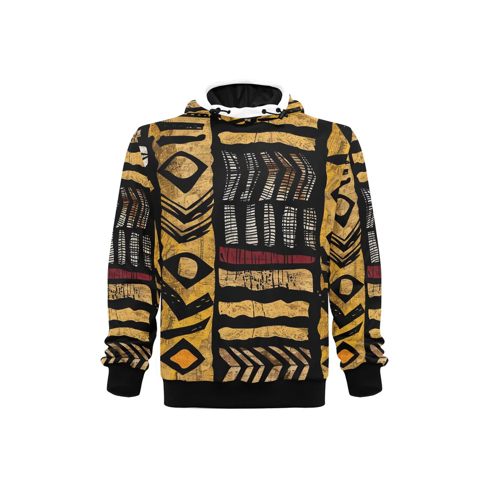 Men’s High-Neck Pullover Hoodie (Model H24)