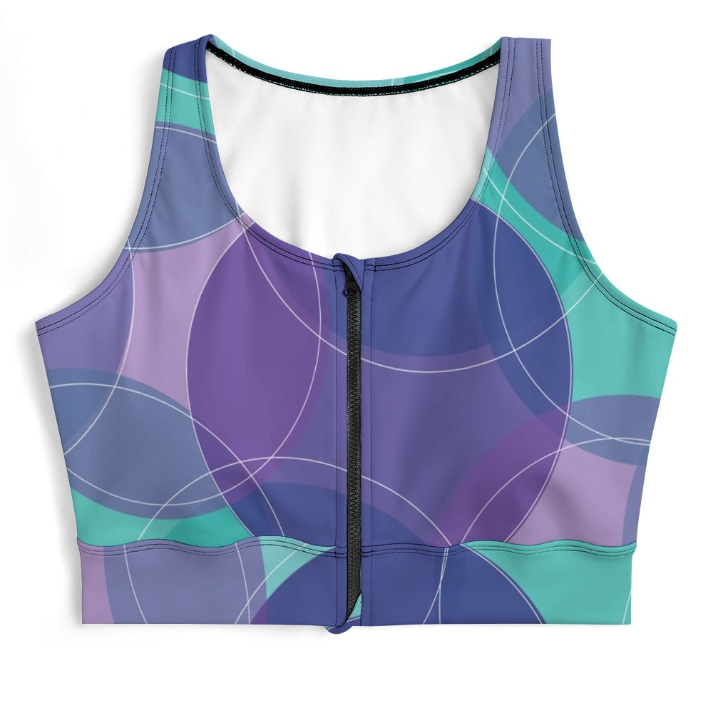 Yoga Zipper Vest New Tie-Dye